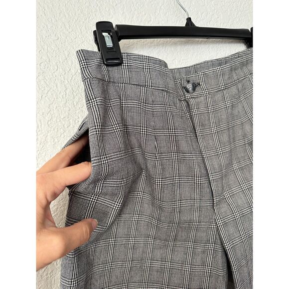 Show Me Your Mumu Plaid Clover Straight Flare Pants Size Large - Picture 3 of 5